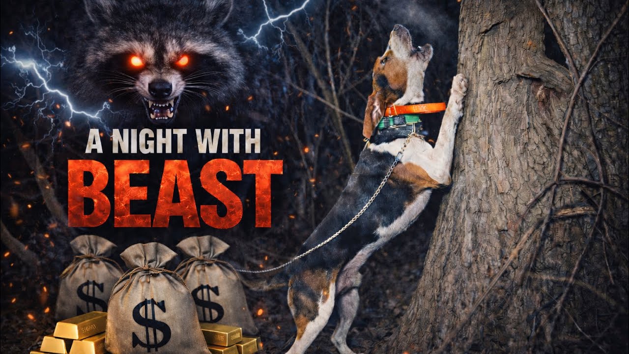 A Night With BEAST (RAW) Episode 1 - Raccoon Hunting With Dogs
