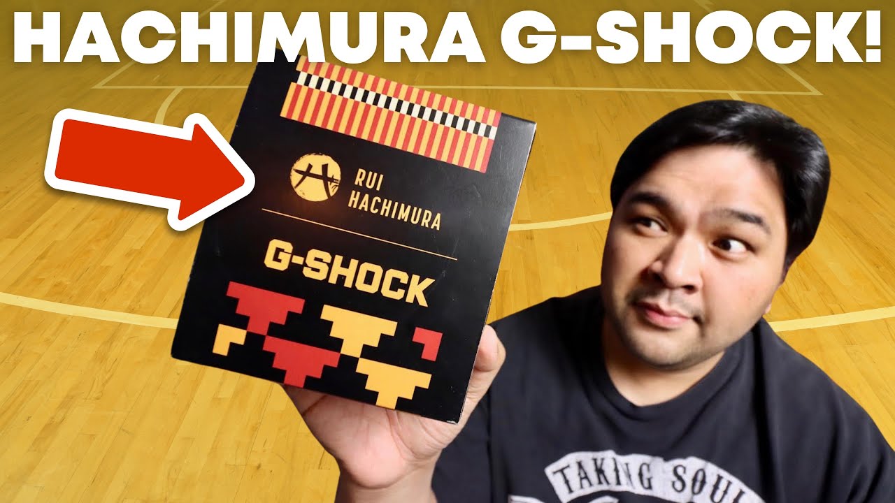 UNBOXING: Rui Hachimura x G-Shock 'BLACK SAMURAI' GM-110RH!