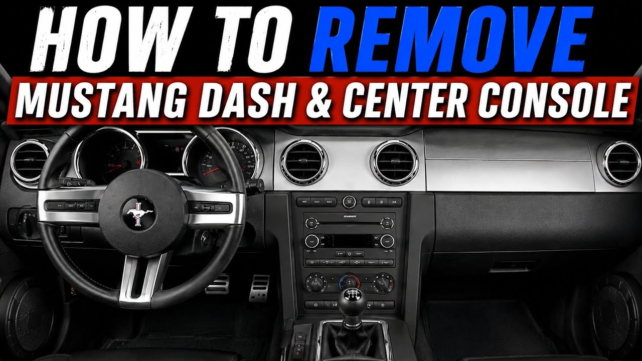 How To Remove: Mustang Dash and Center Console