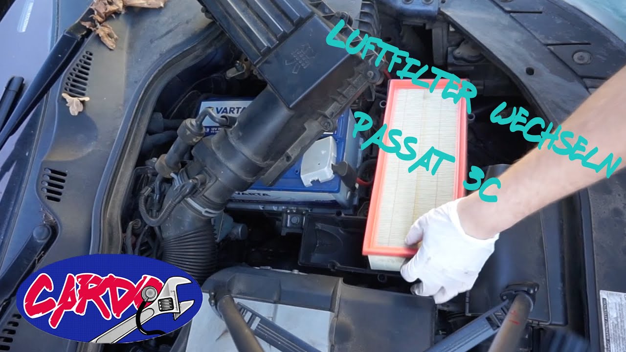 Luftfilter Wechseln Air Filter Change Vw Passat 3c