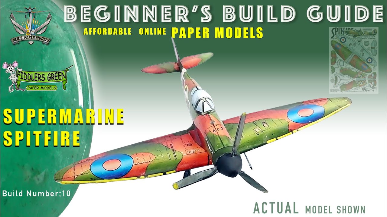 РУКОВОДСТВО ДЛЯ НАЧИНАЮЩИХ — КАК ПОСТРОИТЬ МОДЕЛЬ SUPERMARINE SPITFIRE ОТ FIDDLERS GREEN