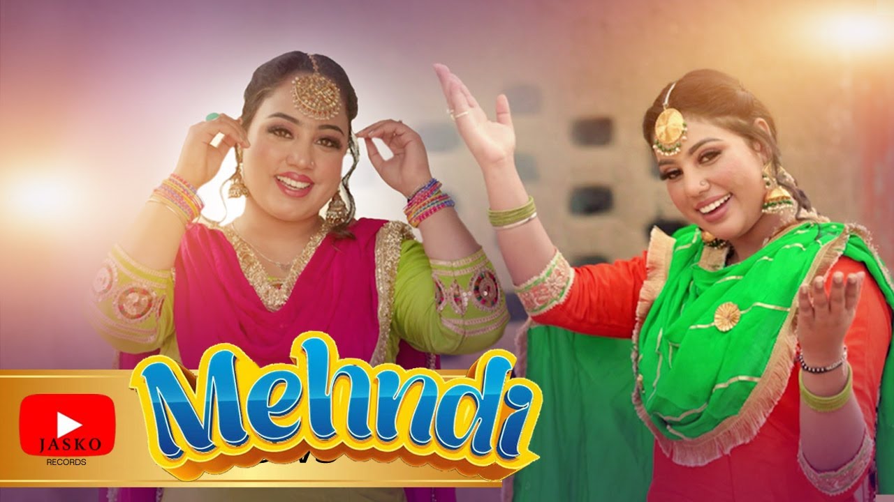MEHNDI (Official Video)  Sahib Kaur / Puneet Kaur | Punjabi New Traditional Song | Jasko Records