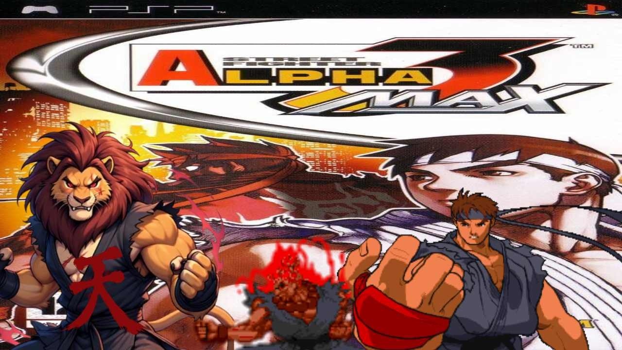 gameplay street fighter alpha 3 max psp. o mais completo