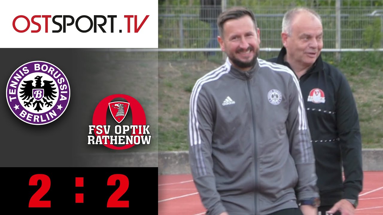 Abseits oder nicht? Abstiegskrimi: Tennis Borussia  -  Optik Rathenow 2:2 | Regionalliga Nordost