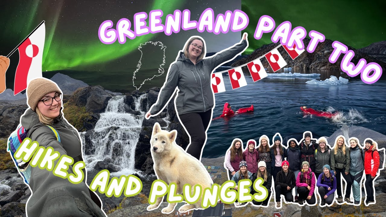 We SWAM with ICEBERGS!🧊🛥️/ Tasiilaq, Greenland 🇬🇱 4K