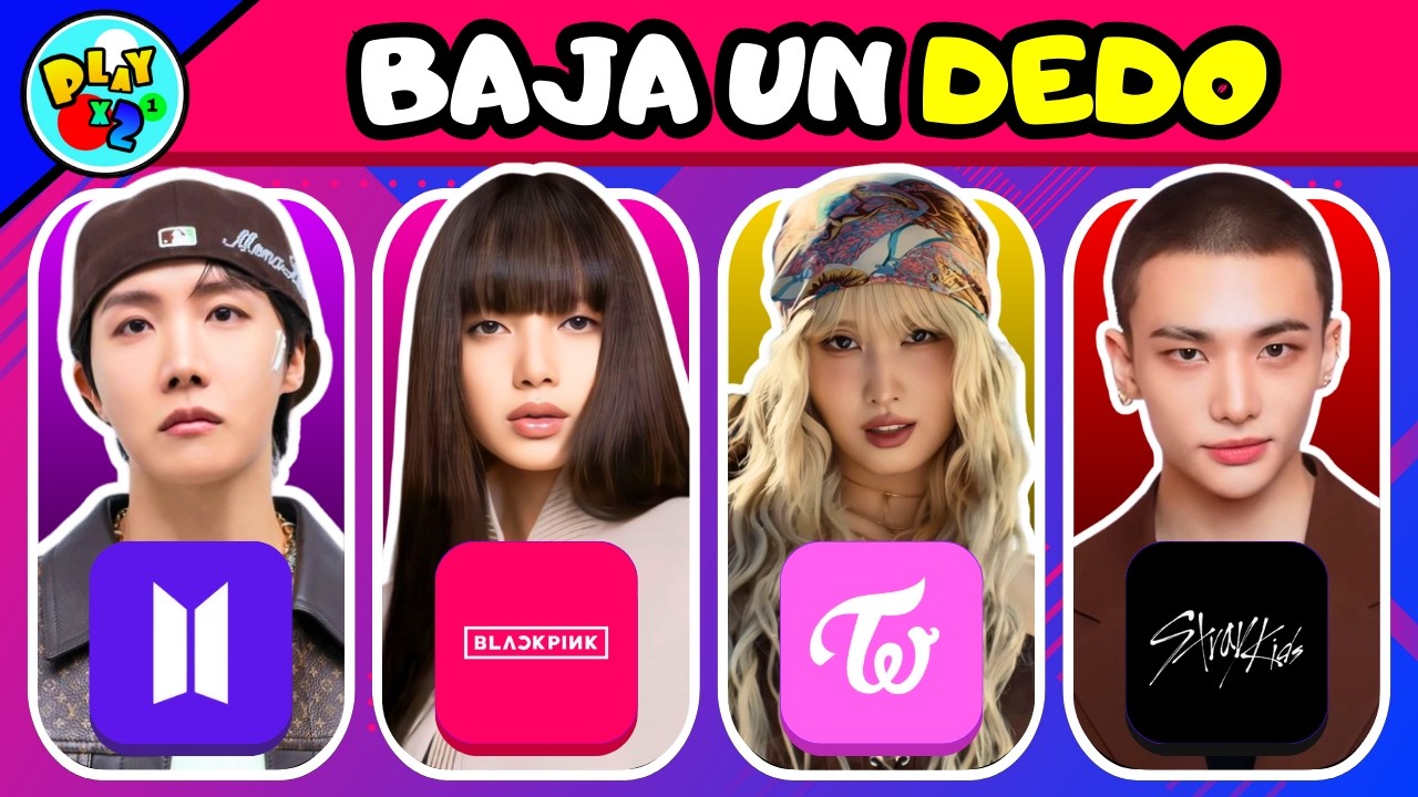 BAJA UN DEDO POR CADA CANCIÓN QUE NO CONOZCAS 😍| KPOP QUIZ GAME