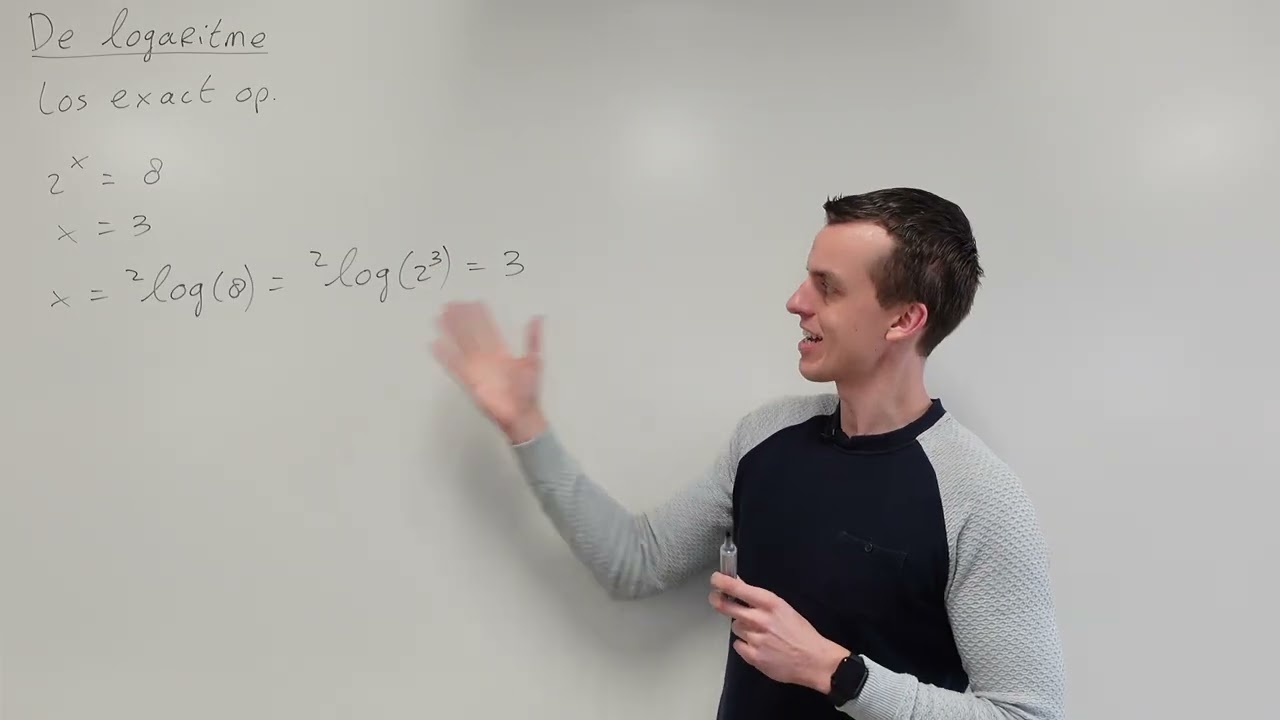 De logaritme (HAVO wiskunde B & VWO wiskunde B)