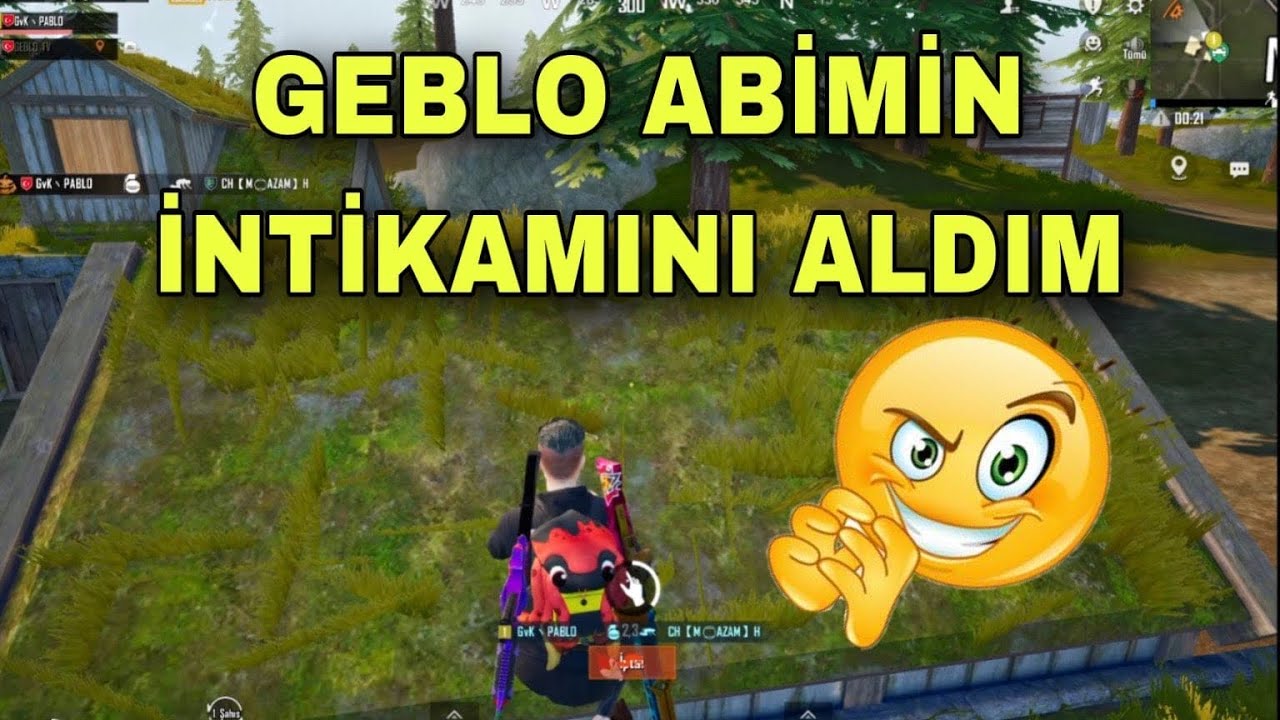 E-SPORCU GEBLO ABİMİ VURDU BENDE İNTİKAMINI ALDIM! ( GVK İÇİN BOMBA ATTIM ) PUBG MOBİLE