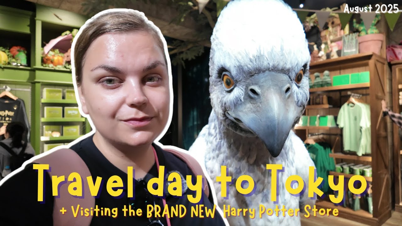 Travel day to TOKYO | HARRY POTTER Store HARAJUKU | OSAKA CASTLE | August 2025