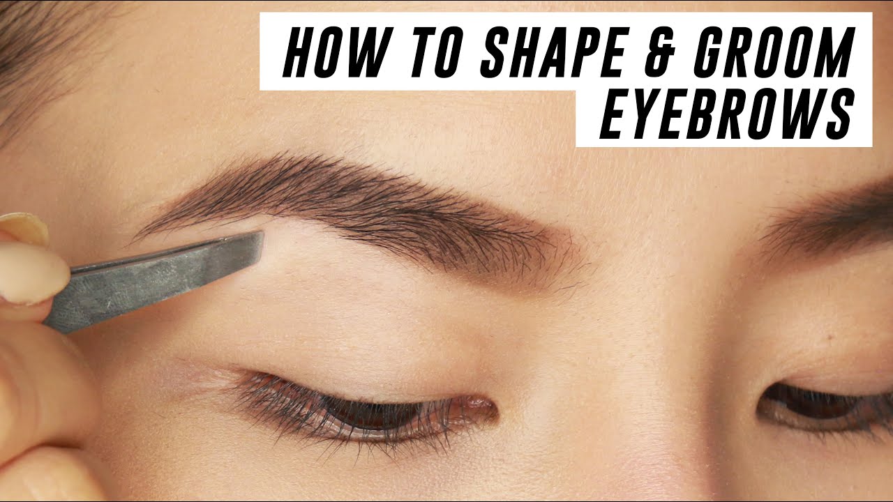 How to Shape & Groom Eyebrows at Home | Tina Yong