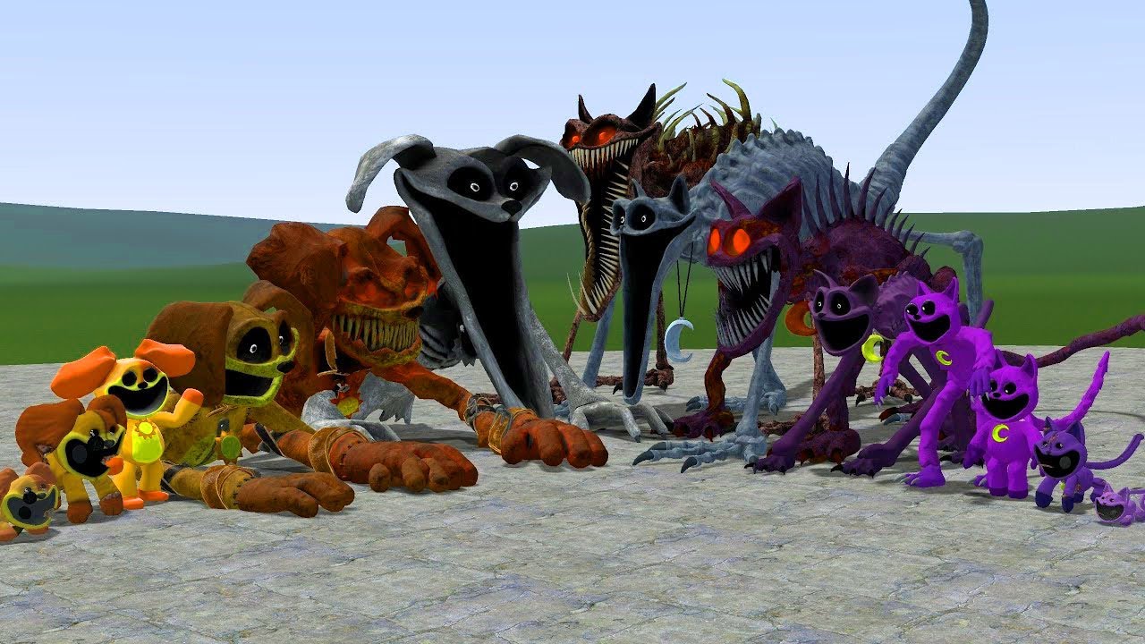 EVOLUTION OF CATNAP VS EVOLUTION OF DOGDAY POPPY PLAYTIME CHAPTER 3 In Garry's Mod