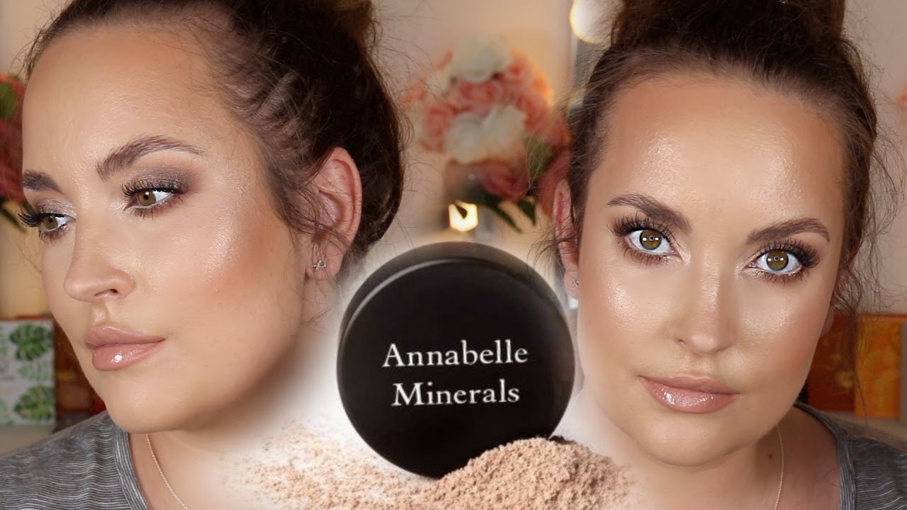 Mineralny, podkład sypki Anabelle + tusz ABH - TEST