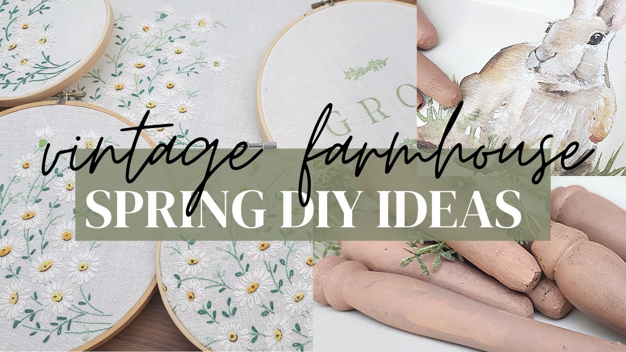 Farmhouse style spring DIY projects • Ideas and Inspiration for your home decor