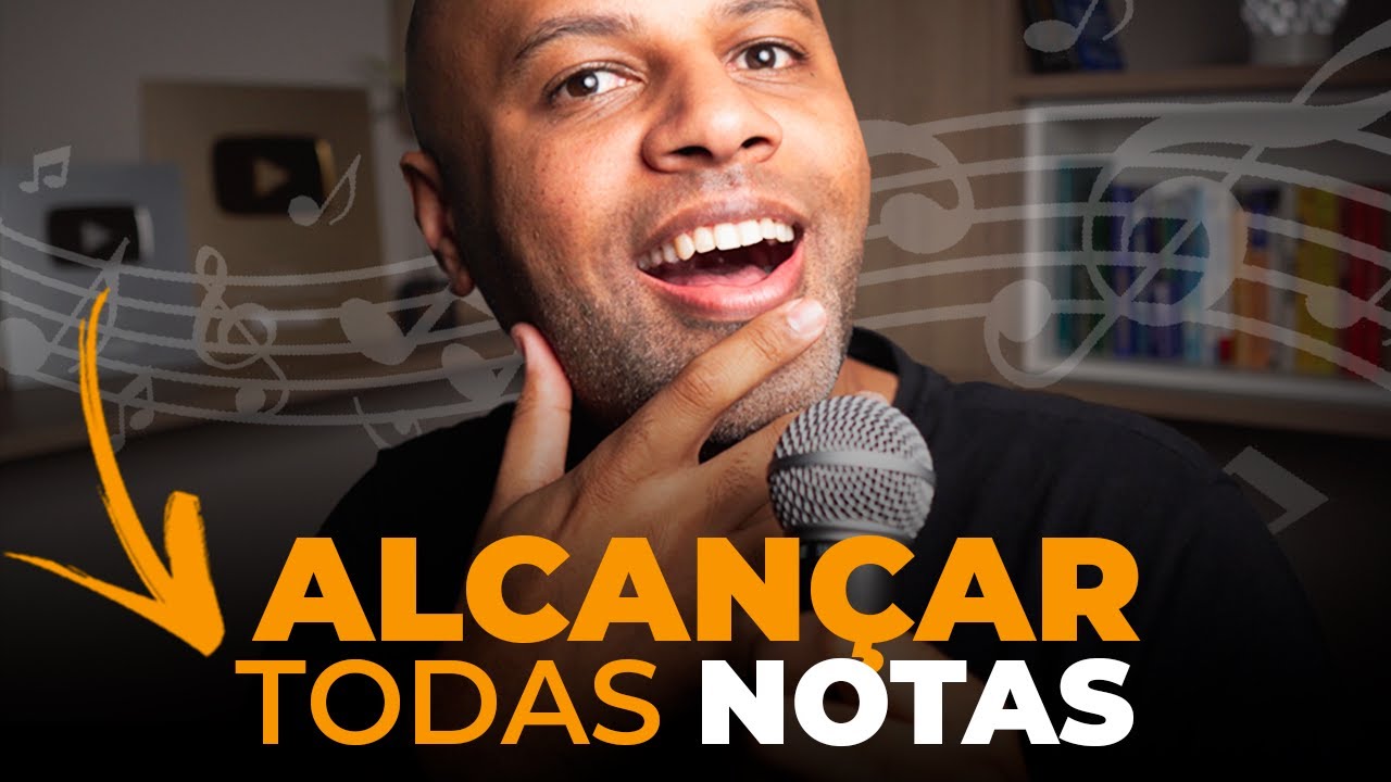 Como CANTAR EM TODOS OS TONS e alcançar todas as notas agudas com a voz.