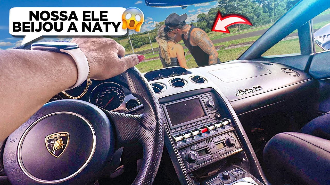 PEGUEI NO FLAGRA O LÉO PEDINDO UM BEIJO PRA SUA EX …reação da Naty me surpreendeu 😂