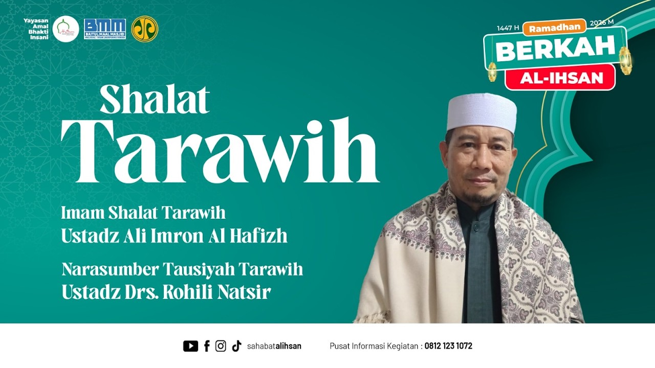 🔴 [LIVE] Tausiyah Tarawih | Ustadz Drs.Rohili Natsir