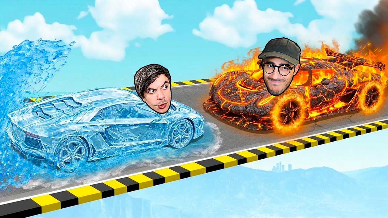 Face to face WATER VS FIRE! - GTA 5