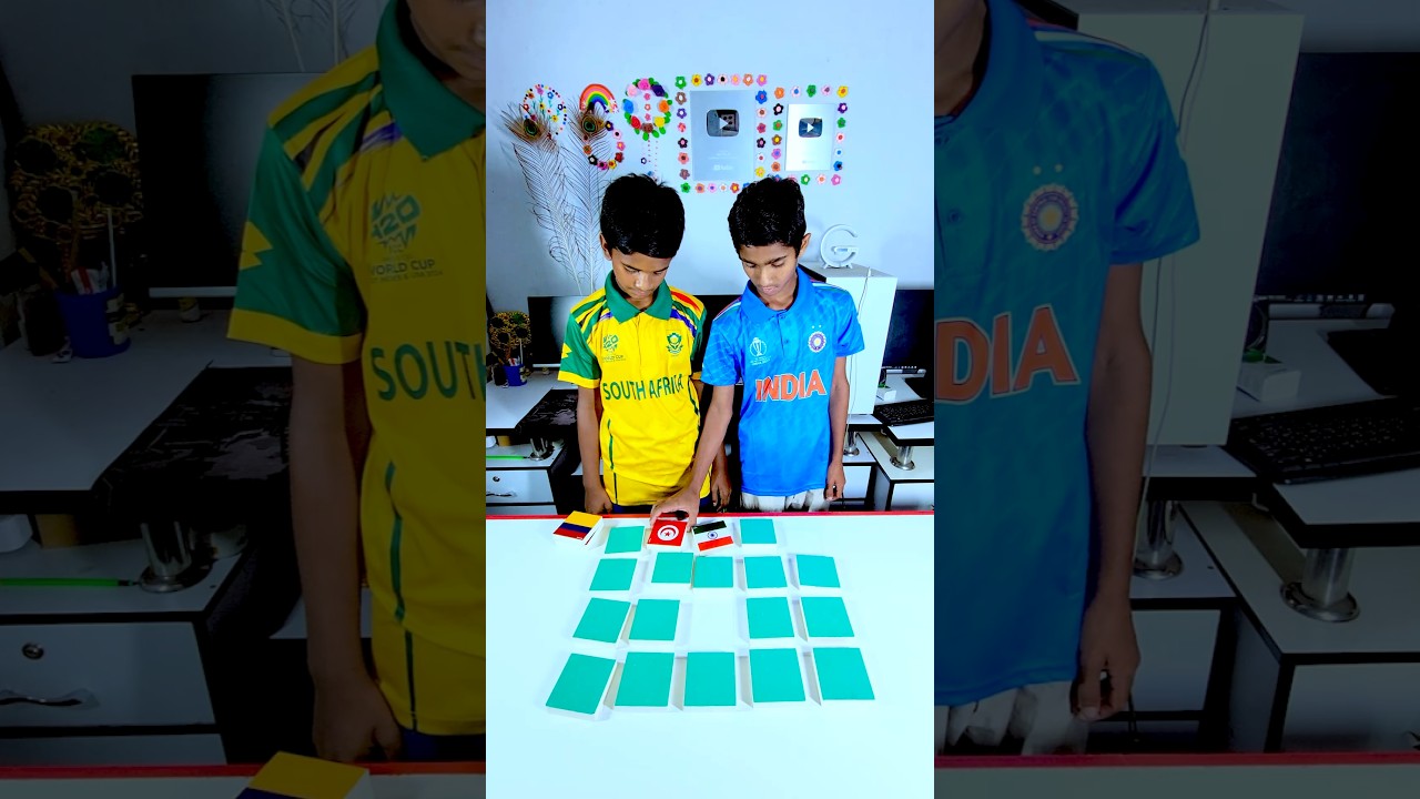 INDIA vs South Africa: The Great Flag Memory Battle &ndash; Who Will Conquer? 🇮🇳 🔥 🇿🇦 Part. 70