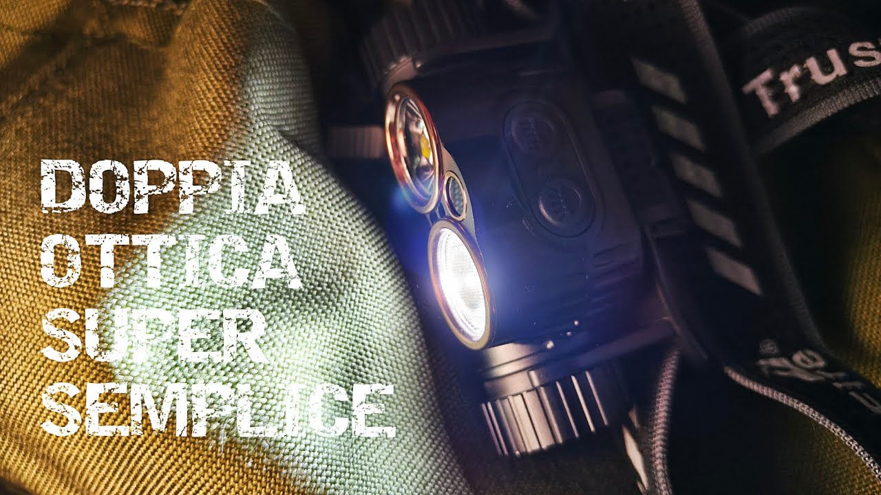 TRUSTFIRE - H7GR - DOPPIA OTTICA SUPER SEMPLICE 