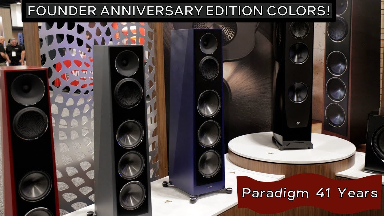 Paradigm Celebrates 41 w Custom Founders & Prototype LCR Speaker Bar!