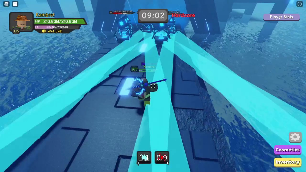 Aquatic Temple Nightmare Hardcore Solo | NO DAMAGE TAKEN | Roblox Dungeon Quest