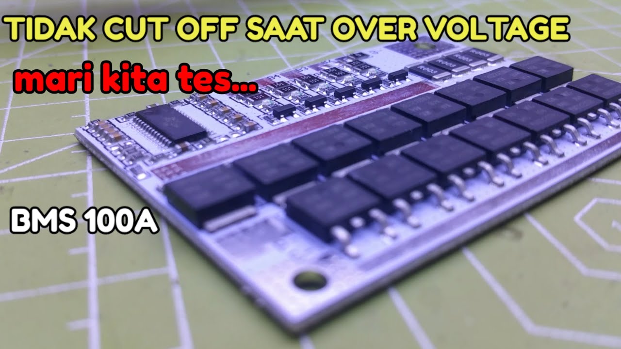 BMS 5S 100A TIDAK ADA CUT OFF PENGISIAN?