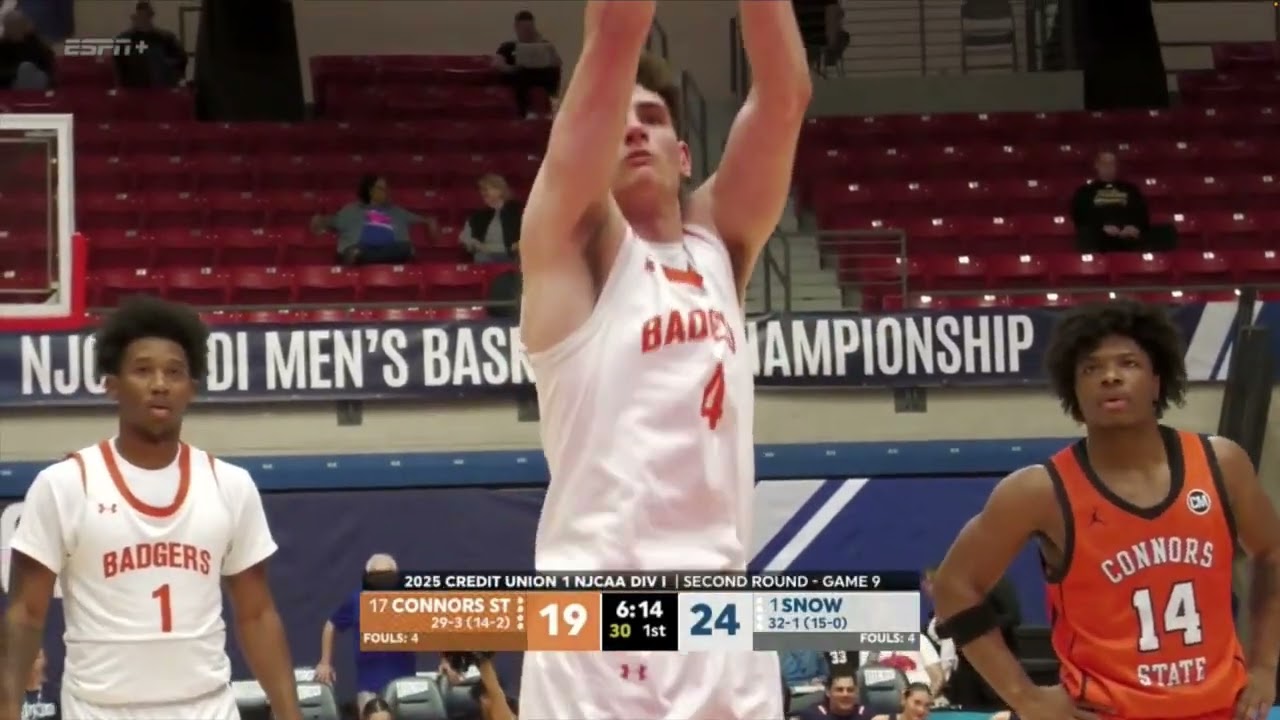 #17 Connors State CC vs #1 Snow CC  Full Game Highlights | Buzzer Beater!!! |