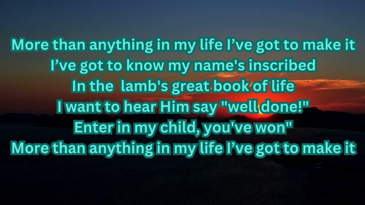 More than anything in my life I’ve got to make it BY BROTHER JACKY BENTON