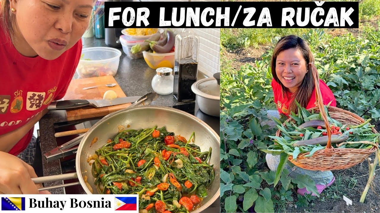 Beremo povrće za naš ručak, svježe iz vrta | Harvesting vegetables for lunch fresh from the garden