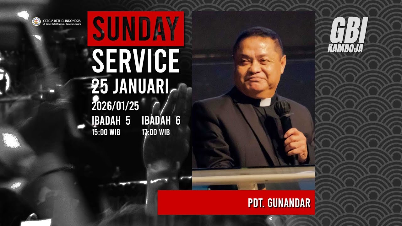 Ibadah Raya VI | 25 Januari 2026 || Pdt. Gunandar