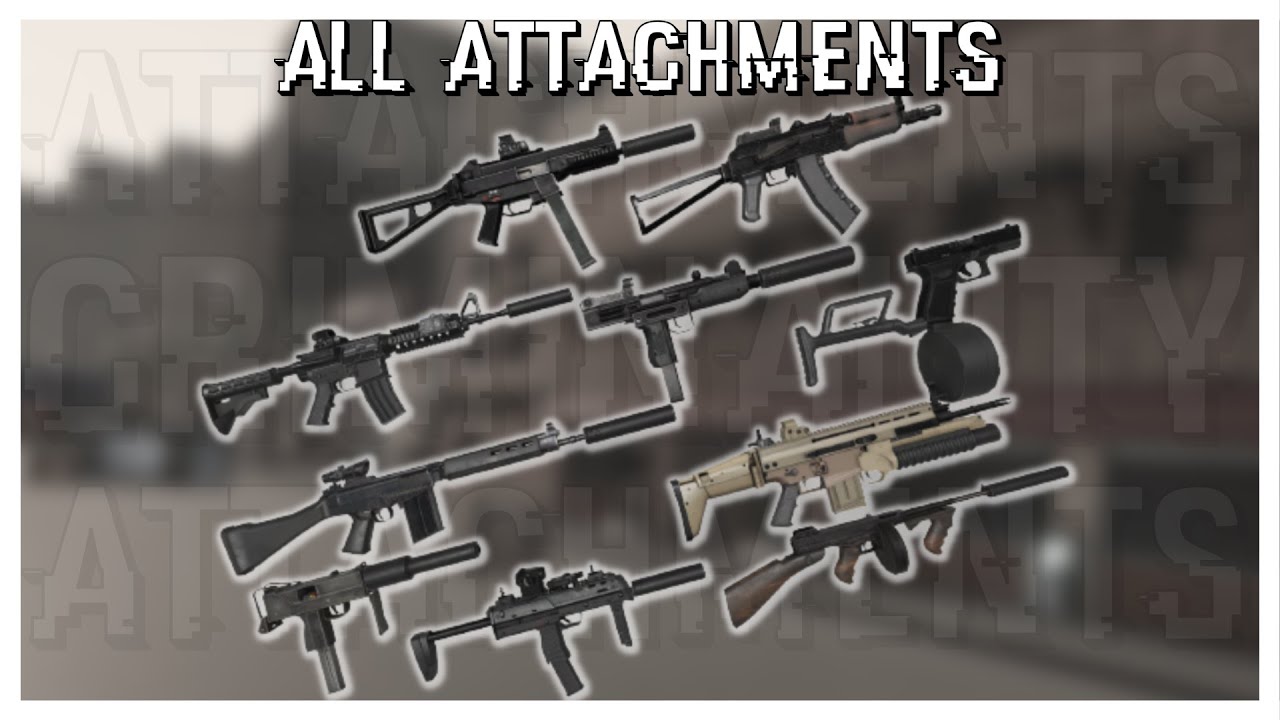 ALL Upgraded Guns In Criminality ROBLOX