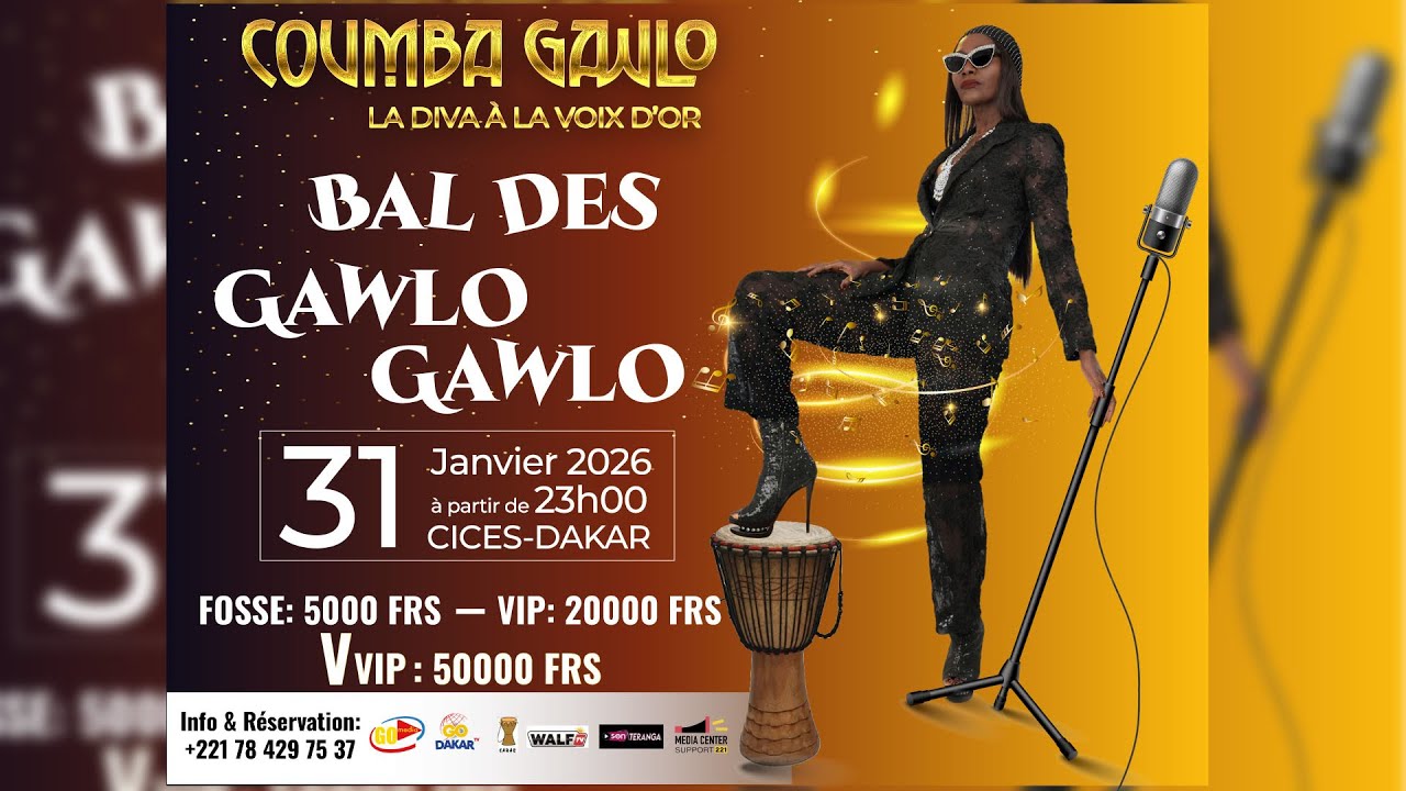 🛑 CONCERT COUMBA GAWLO | BAL DES GAWLO GAWLO - NAR SECK, ADA BOY, MIRMA, PAPOUNET ...