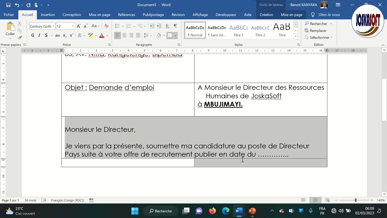 Lettre Administrative dans 10 minutes ...