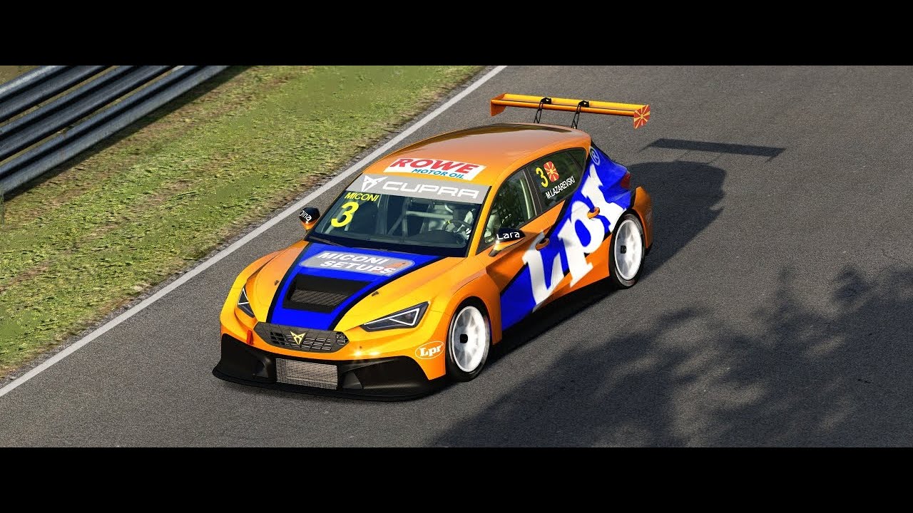Miki Miconi Lazarevski  @Nürburgring-o5h  with Cupra TCR ‪ @LowFuelMotorsport @assettocorsaofficial