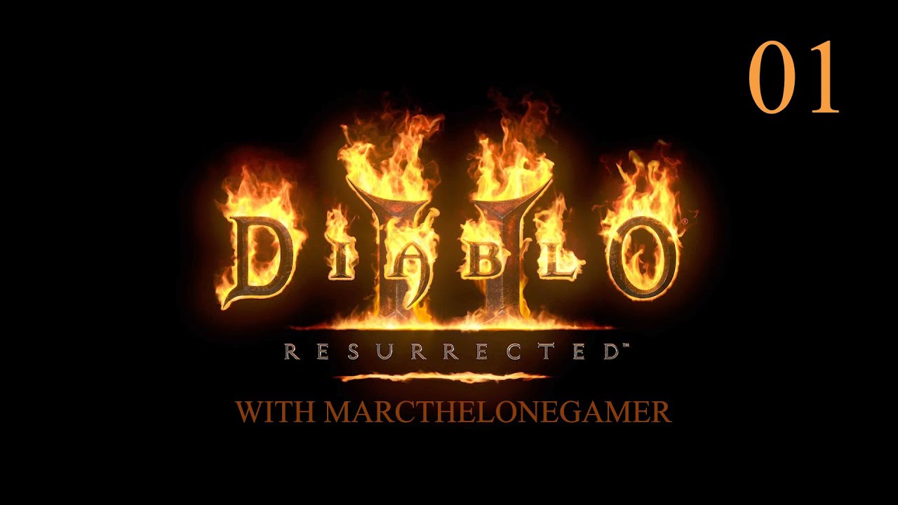 Diablo 2 Resurrected Necromancer Let's Play Episode 01 