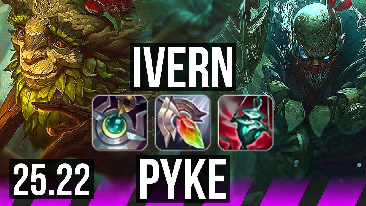 IVERN & Ezreal vs PYKE & Kai'Sa (SUP) | 3/5/29 | KR Diamond | 25.22