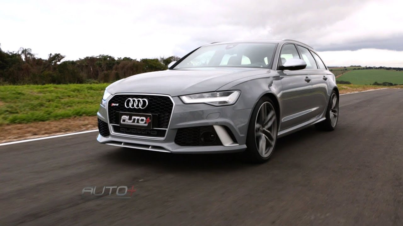 Audi RS6 mostra seu poder de fogo na pista do Auto+
