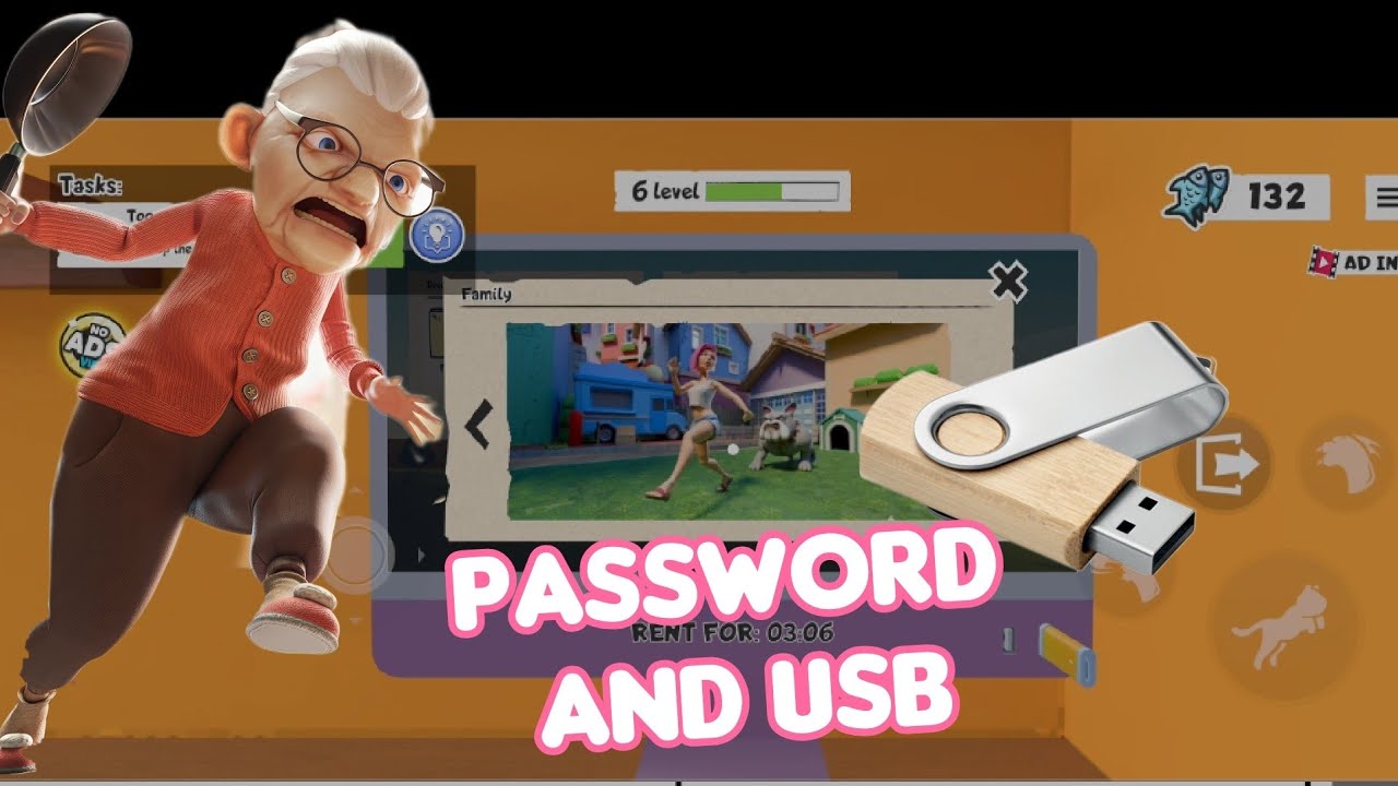 i am cat  USB and password to open foto on computer