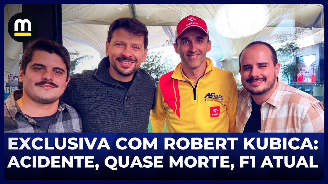 EXCLUSIVA com KUBICA: o ACIDENTE quase FATAL no rally, vida na F1, Alonso, Max, RICO PENTEADO e mais