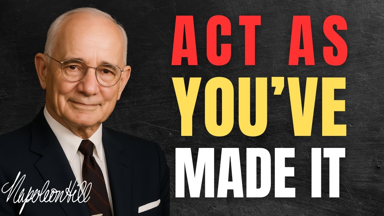 Learn to Act As Your Future Self — As If You've Already Achieved It | Napoleon Hill Motivation