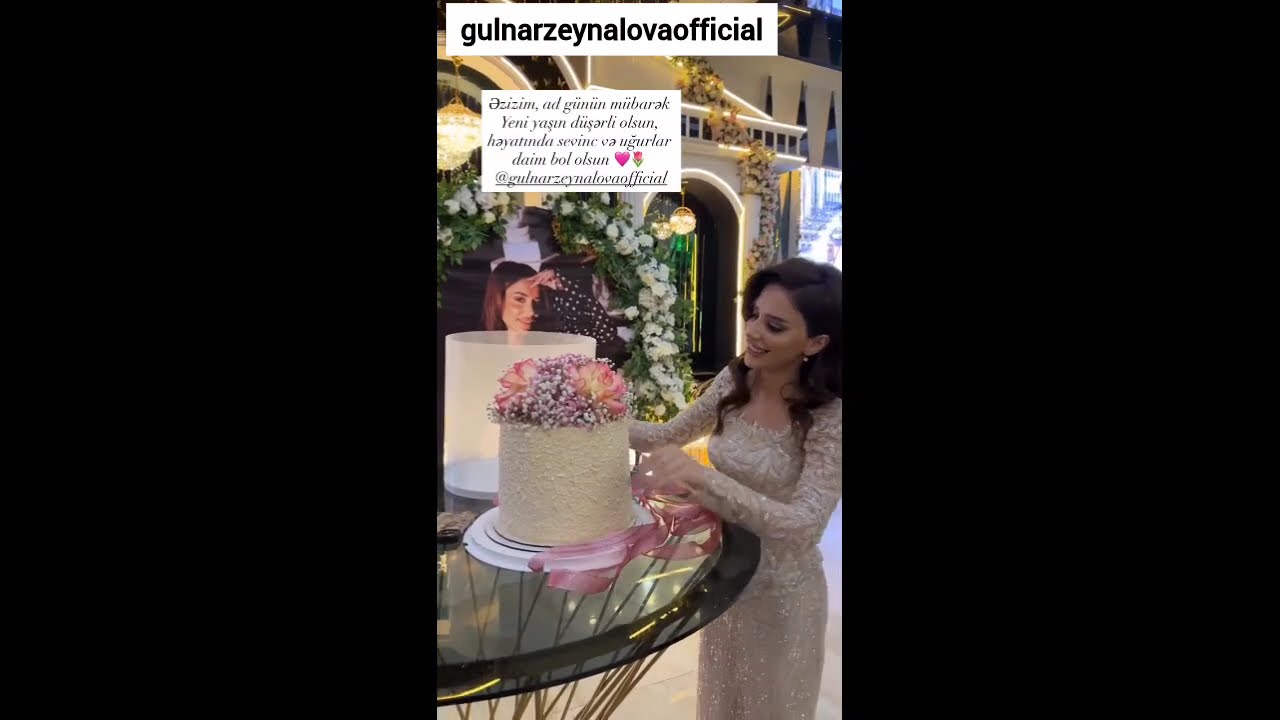 GÜLNAR 25 YAŞINI SƏNƏT DOSTLARIYLA KUTLADI🎊💯❤️