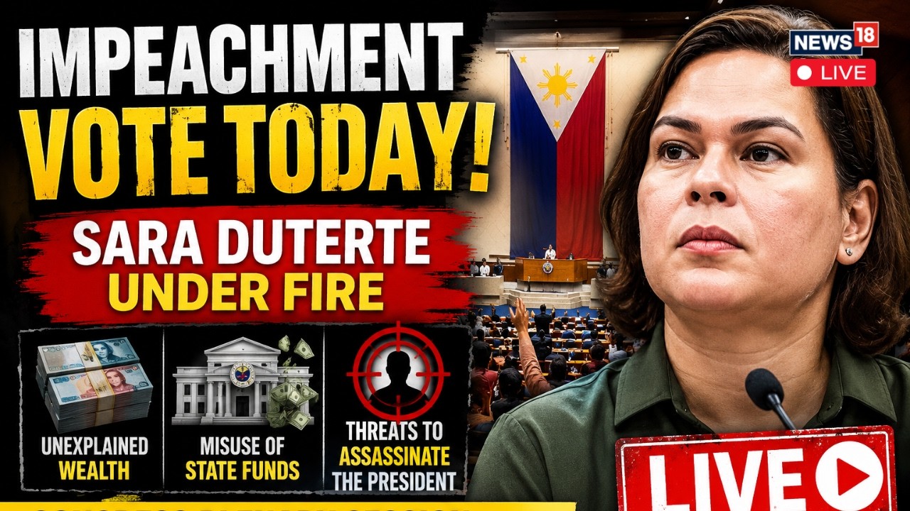 LIVE: Philippines Congress Vote On Sara Duterte Impeachment | Congress Plenary Session Live | N18G