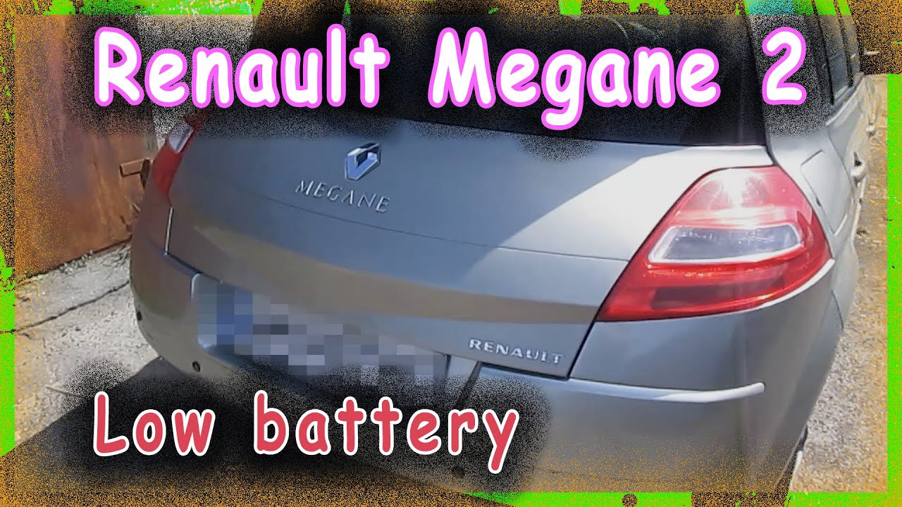 Renault Megane 2 - Low battery, ошибки: DF034, DF624