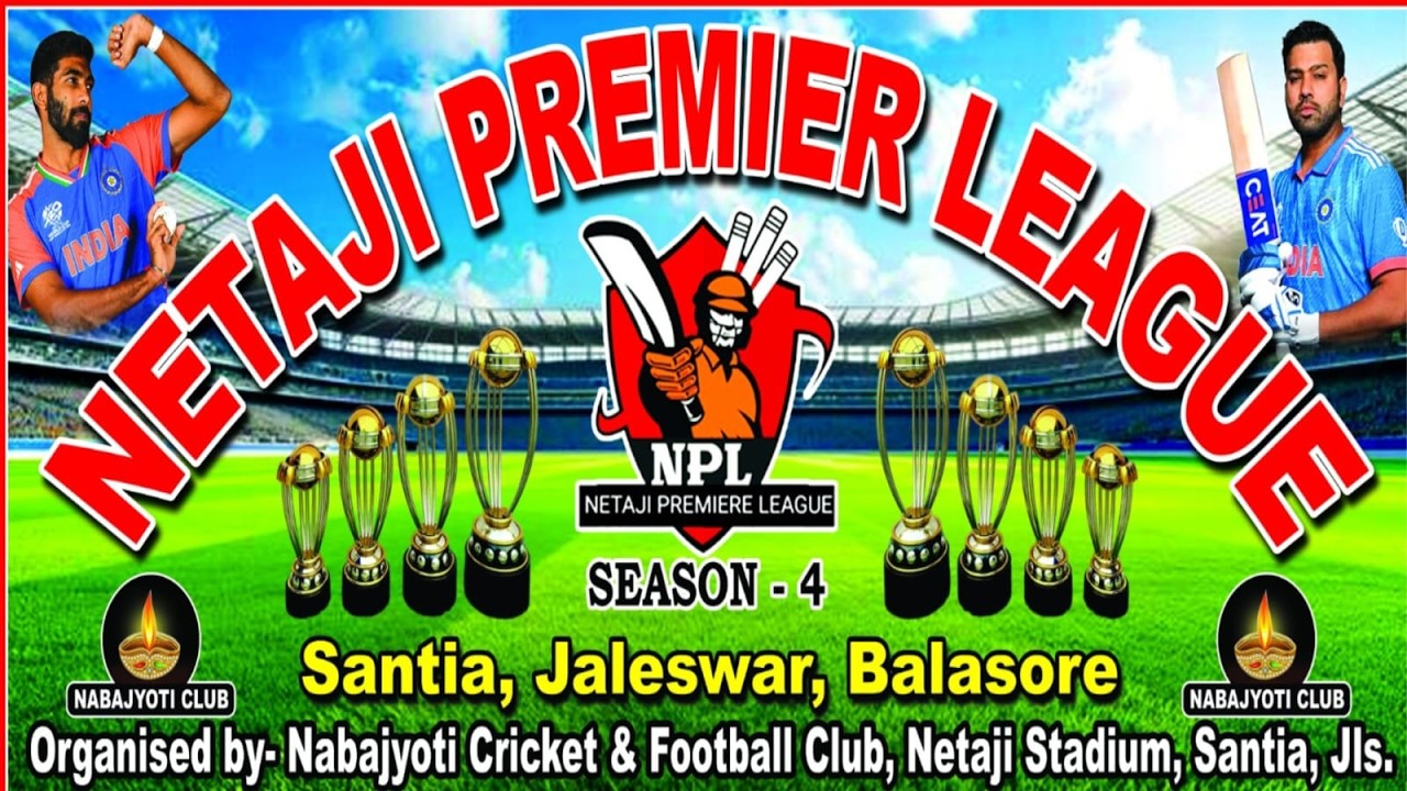 LIVE -NETAJI PREMIER LEAGUE SEASON-4 \\DAY-3