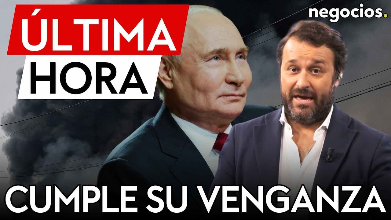 ÚLTIMA HORA | Putin cumple su venganza: Rusia realiza el mayor ataque aéreo sobre Ucrania