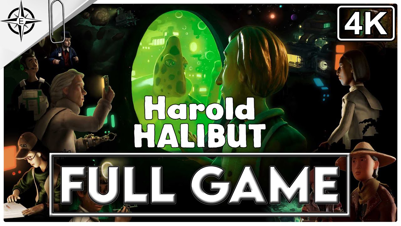 HAROLD HALIBUT Gameplay Walkthrough FULL GAME [4K 60FPS] - No Commentary