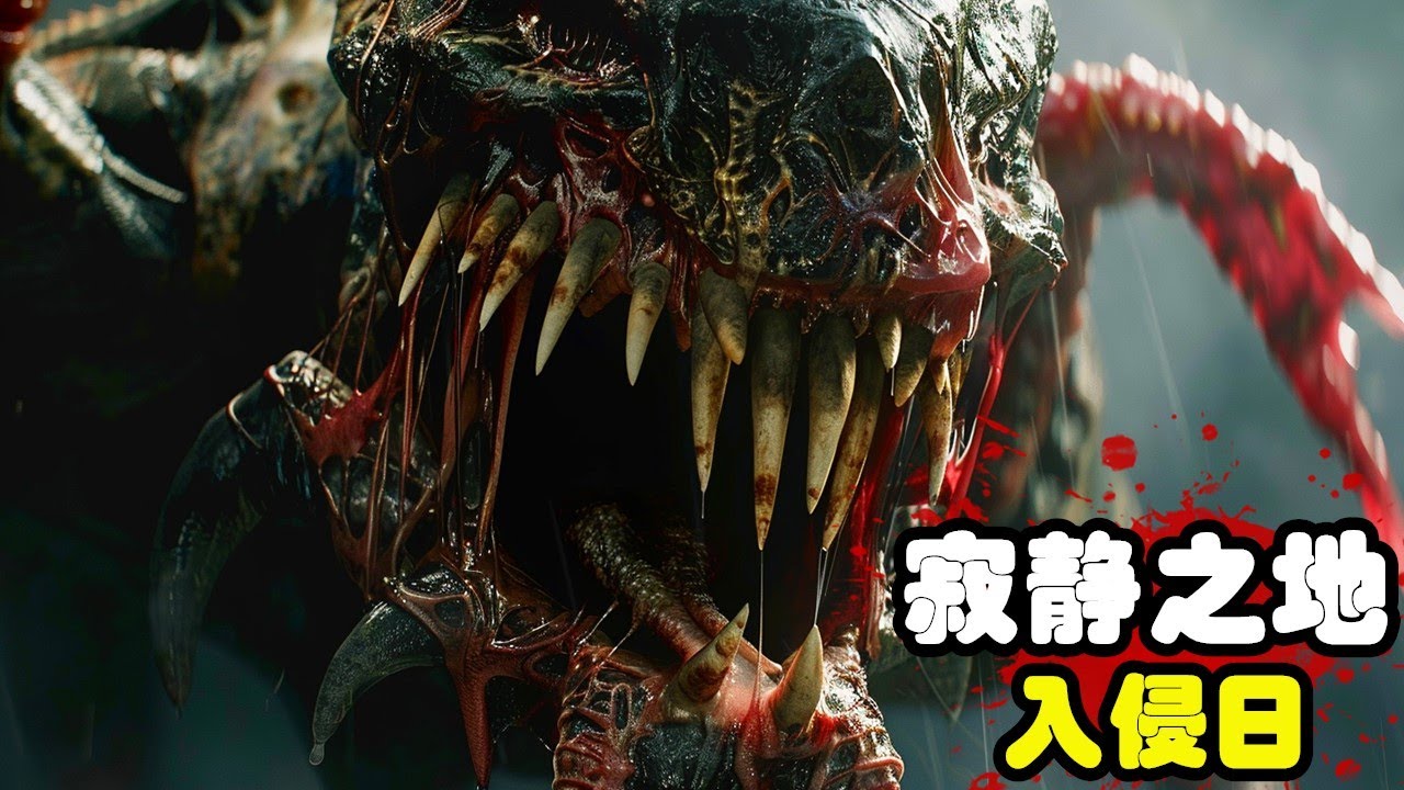 2024最新科幻片《寂靜之地：入侵日》，外星生物降臨，人類死傷慘重！
