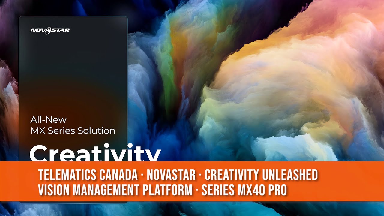 The Art Of Control · NovaStar Vision Management Platform · VMP · MX40 · Overview