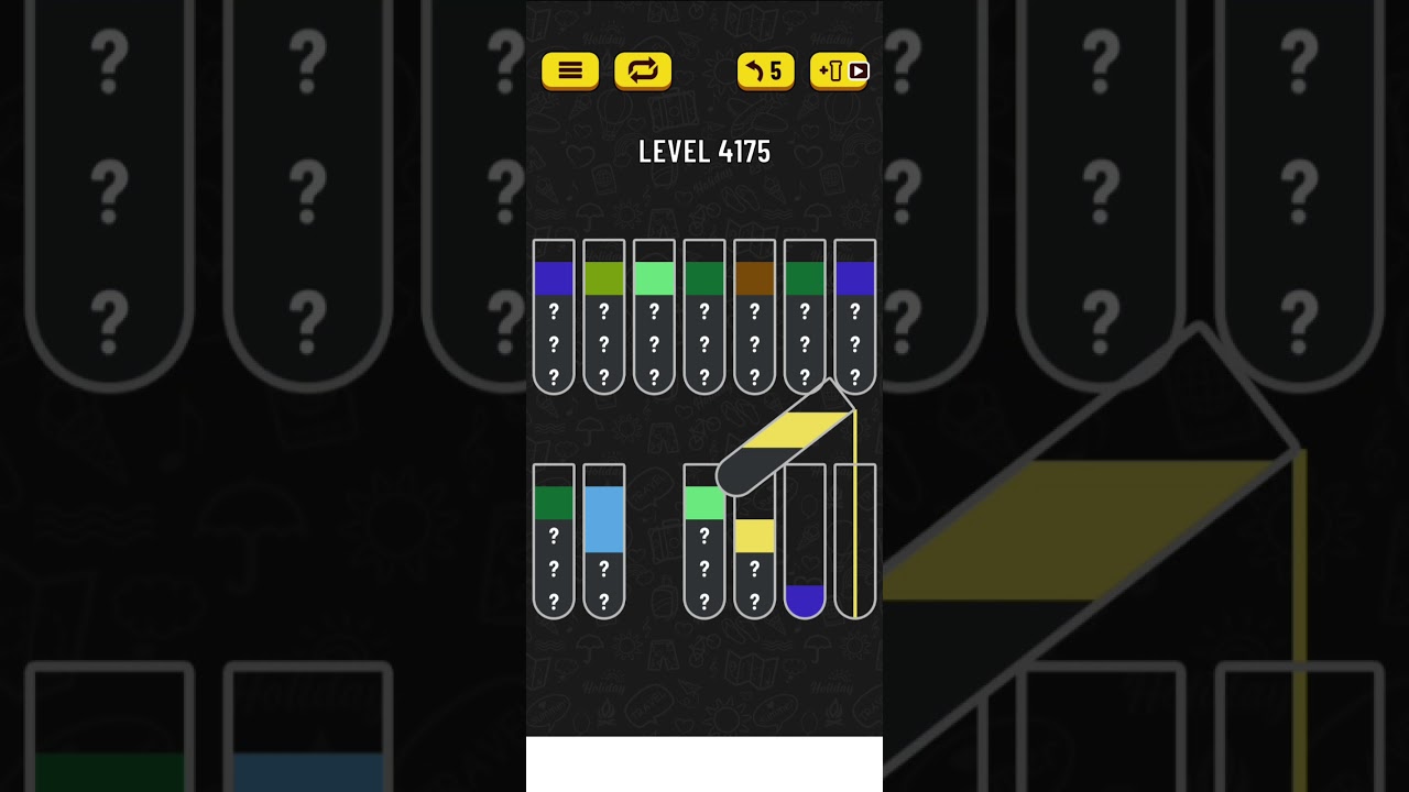 water sort puzzle level 4175