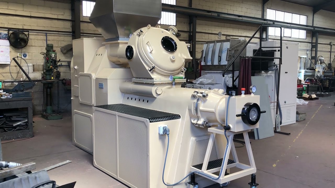 Compresora duplex bajo vacío TRA-250 / M-350 MAZZONI - Producción de jabón en pastilla